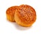Side view studio shoot of traditional Chinese mooncakes
