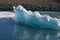 Side view of a stunning Iceberg in a lagoon