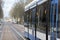 Side View Tram 19 At The Middenweg Street At Amsterdam The Netherlands 5-2-2022