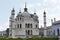 Side view of Treasury opposite the Tomb of Princess Asiya Begum in the Husainabad Imambara complex, Chota Imambara