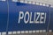 Side view of a typical German police car: `Polizei`