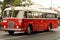 Side view of vintage passanger bus SKODA RO-706â€“II produced in 1950. Editorial Shot in Istanbul Turkey