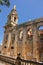 Side wall of St. Publius` Church in Floriana Malta