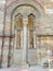 side window of the medieval, Orthodox church Lazarica, Krusevac, Serbia
