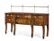 Sideboard mahogany dining serving table antique isolated