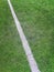 Sideline football field, Sideline chalk mark artificial grass soccer field