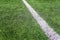 Sideline football field, Sideline chalk mark artificial grass soccer field