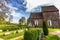 Sideview of church of Gamla Uppsala, Sweden