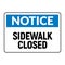 Sidewalk forbidden warning security caution. Sidewalk stop background sign