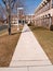 Sidewalk leading to a building