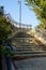 Sidewalk stairs in West Palm Beach, Florida.