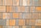 Sidewalk tile color coyote rectangular shape. Construction, backgrounds