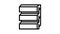 siding building material line icon animation