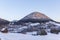 Sidirovo hill with Vlkolinec village UNESCO site, Velka Fatra mountains, Slovakia