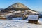 Sidirovo hill with Vlkolinec village UNESCO site, Velka Fatra mountains, Slovakia