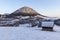 Sidirovo hill with Vlkolinec village UNESCO site, Velka Fatra mountains, Slovakia