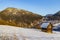 Sidirovo hill with Vlkolinec village UNESCO site, Velka Fatra mountains, Slovakia