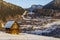 Sidirovo hill with Vlkolinec village UNESCO site, Velka Fatra mountains, Slovakia