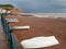 Sidmouth Beach Devon England