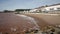Sidmouth beach and seafront Devon England UK PAN