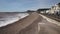 Sidmouth Devon beach waves and hotels