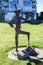 Sidney, BC, Canada, July 10th, 2022: Sculpture seen on the Seaside Walk