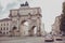 The Siegestor in Munich, Germany. Victory Gate, triumphal arch c