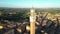 Siena, bell tower of the Torre del Mangia or Mangia Tower, Tuscany, Italy