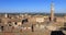 Siena, Italy. Panoramic view of the city