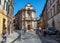 Siena, Tuscany, Italy. August 2020. View of the Chapel of Our Lady of the Rosary. It is a deconsecrated church, located in the