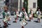 Siena tuscany italy europe drummers with typical clothes