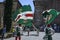 Siena tuscany italy europe flag bearers of the contrada