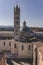 Sienna, Italy - 27.08.2017: cathedral of Saint Mary of the Assumption on the Duomo Square, a medieval church in Siena, Tuscany,