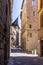 Sienna, Italy - 27.08.2017: Sienna street view, Toscana, Italy