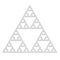 The sierpinski triangle