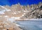 The Sierra Crest over Frozen Lake
