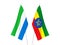 Sierra Leone and Ethiopia flags