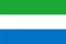 Sierra Leone flag vector. Illustration of Sierra Leone flag