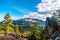 Sierra Nevada Mountain Landscape of Lake Tahoe California