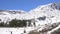 Sierra Nevada with it snowy mountains on a winters day