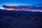 Sierra Wave lenticular cloud formation at sunrise above White Mountain range