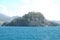 Siete pecados marine park island in Coron, Palawan, Philippines