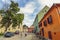 Sighisoara citadel cityscape, Romania