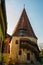 Sighisoara, Romania: Beautiful landscape view of the old fortifications and towers of the fortress