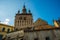 Sighisoara, Romania: Old building in Sighisoara citadel. Tower Clock in Sighisoara