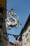 SIGHISOARA, TRANSYLVANIA/ROMANIA - SEPTEMBER 17 : Dragon sign ab