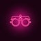 sight glasses icon. Elements of Medicine in neon style icons. Simple icon for websites, web design, mobile app, info graphics