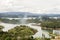 Sights of Guatape Reservoir from The Penol Rock