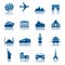 Sights & transportation icons