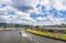 Sightseeing boats on the river Spree in Berlin, Germany